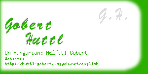 gobert huttl business card